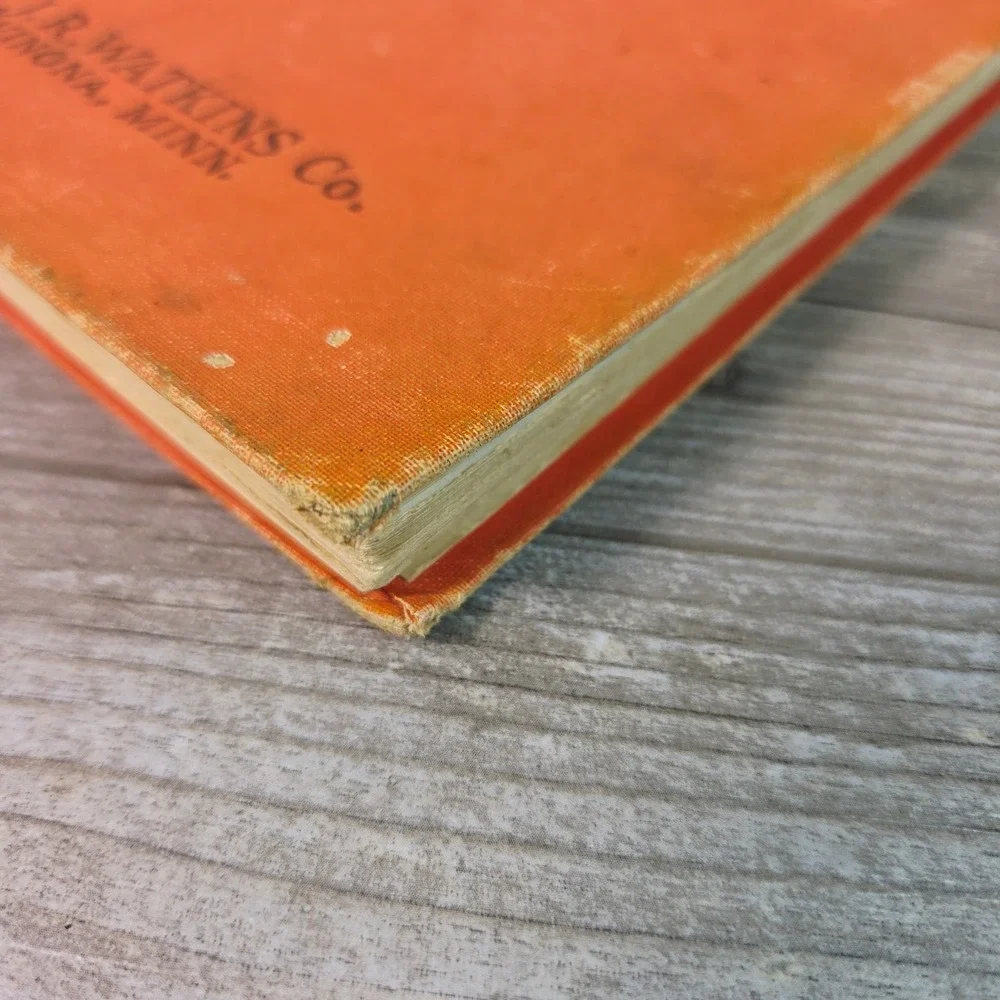 Vintage 1936 Watkins Cook Book Spiral Bound Retro Recipes JR Watkins Co Winona